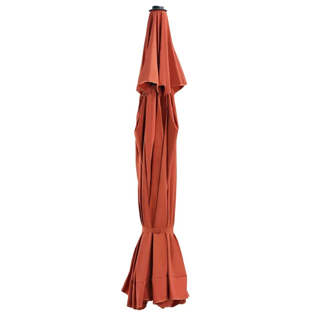 vidaXL vidaXL Replacement Fabric for Outdoor Parasol Taupe 515 cm - Parasol