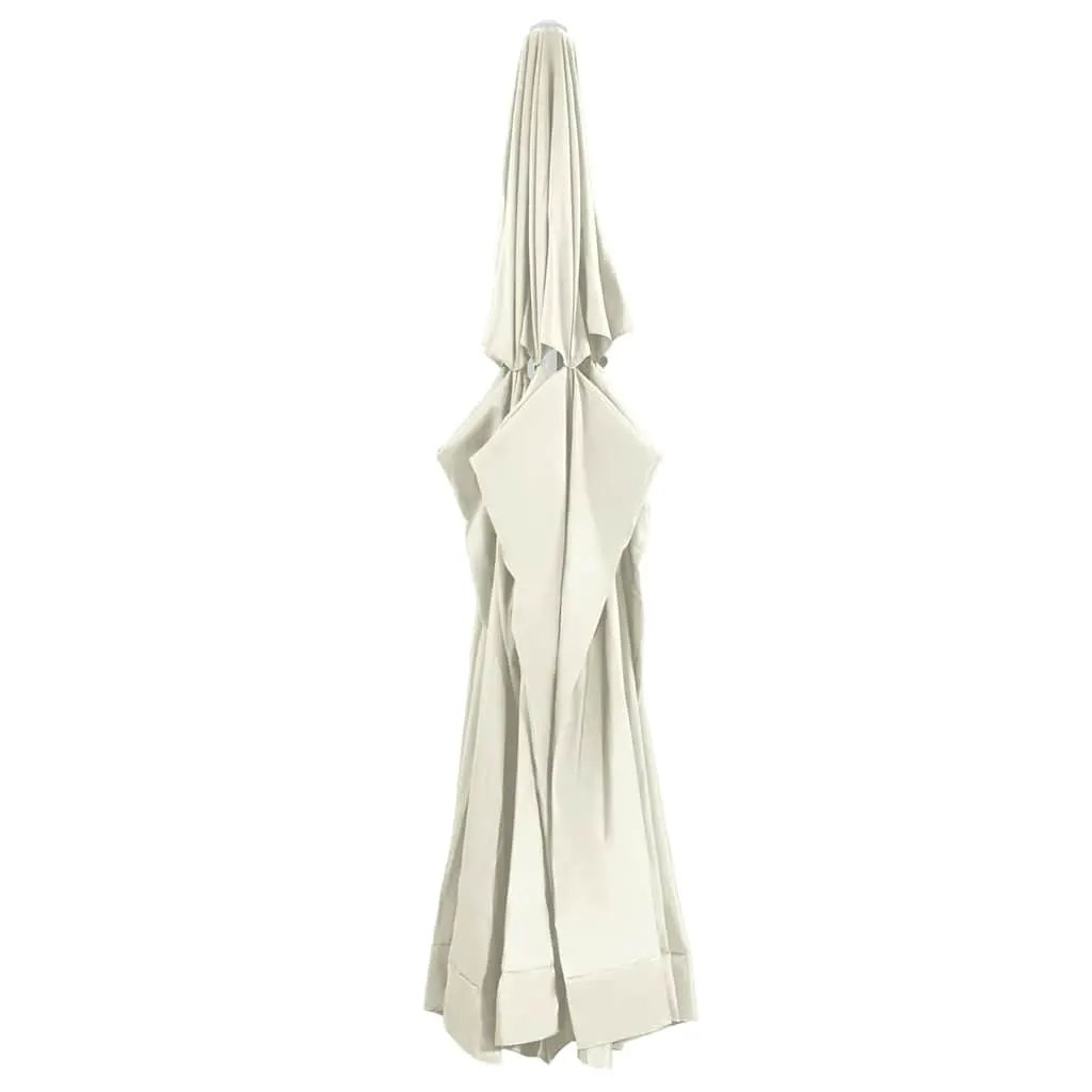 vidaXL vidaXL Replacement Fabric for Outdoor Parasol Taupe 515 cm - Parasol