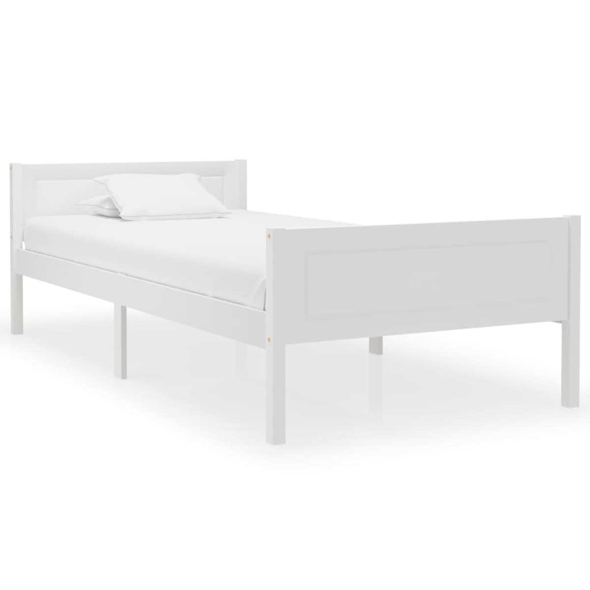 vidaXL Bed Frame | Natural wood | Solid pinewood, plywood | Single | Bed Frame - from vidaXL