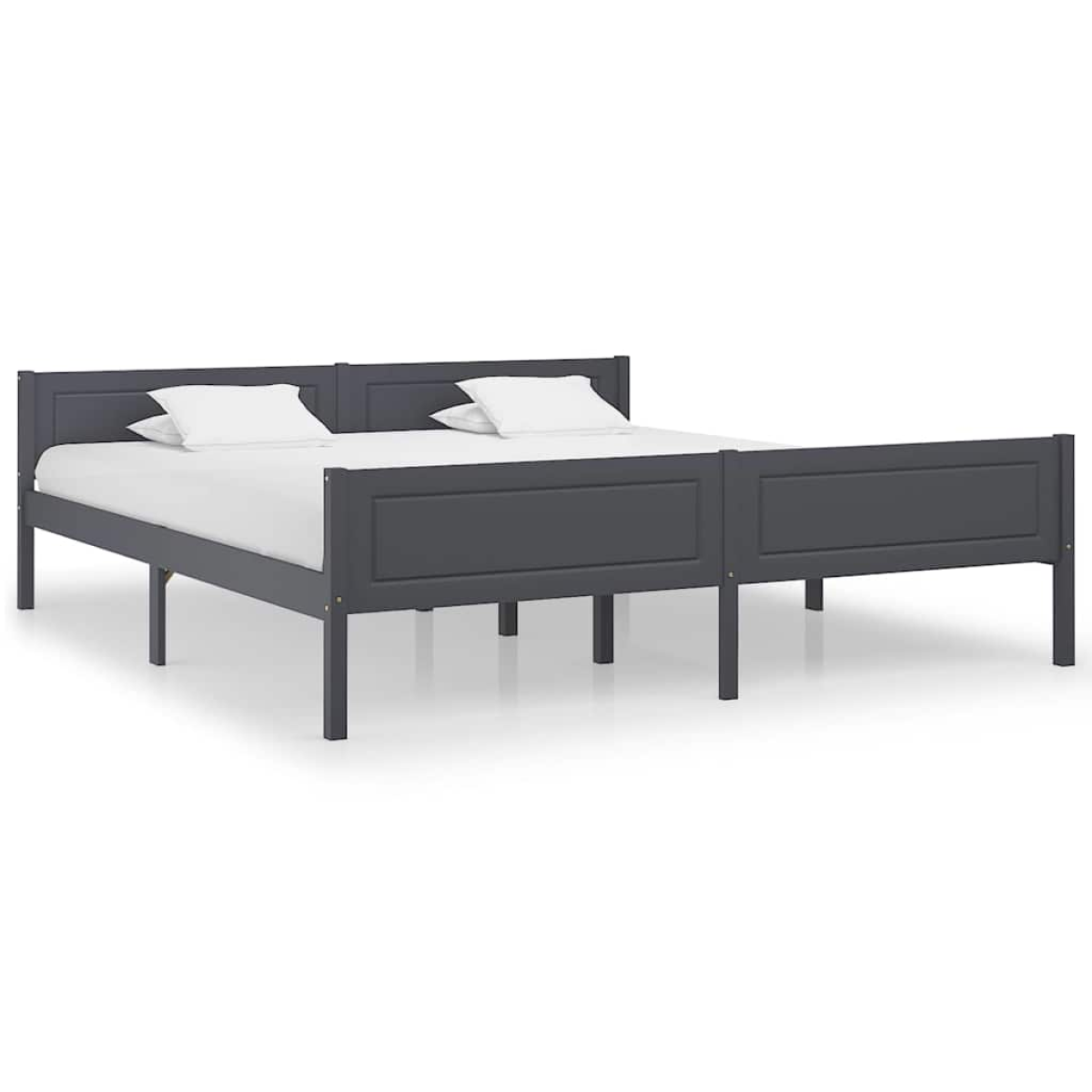 vidaXL Bed Frame | Natural wood | Solid pinewood, plywood | Single | Bed Frame - from vidaXL