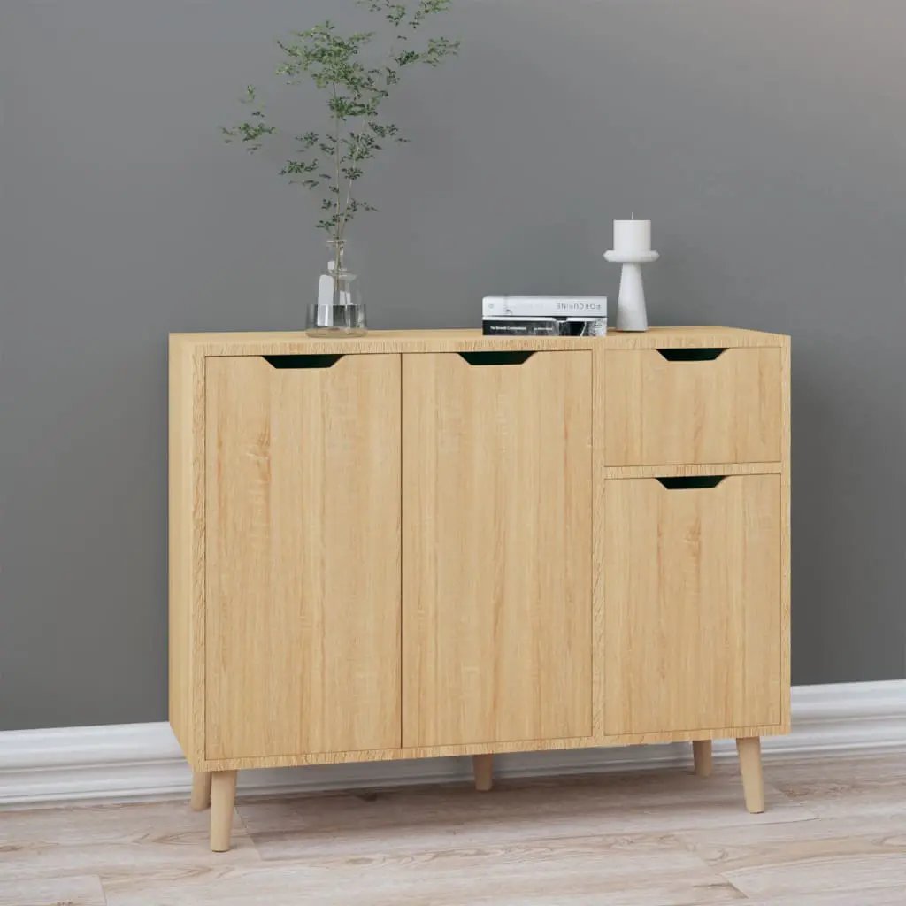 vidaXL vidaXL Sideboard Sonoma Oak 90x30x72 cm Engineered Wood - Sideboard