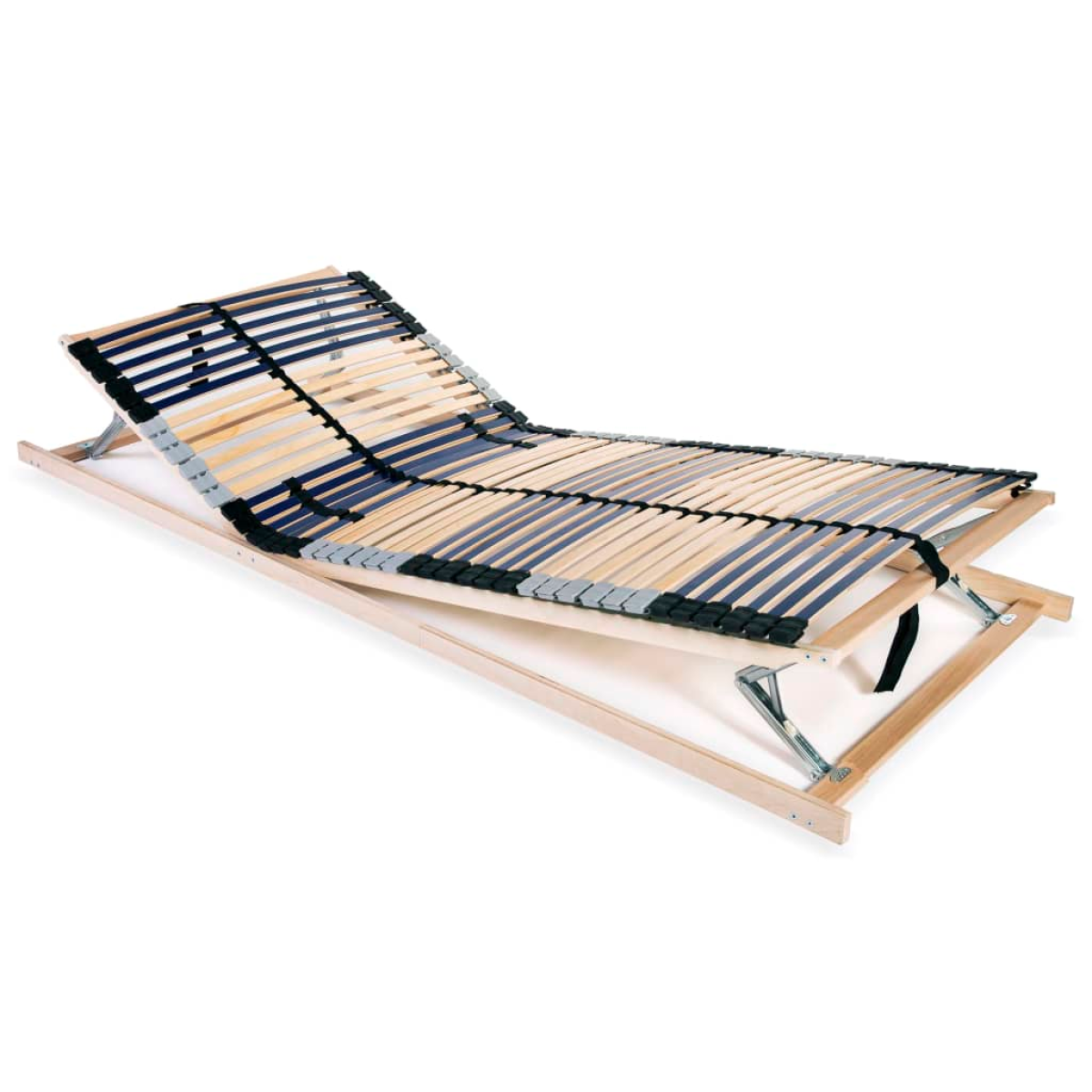 vidaXL Slatted Bed Base Brown 70 x 190 cm Solid Beech Wood - from vidaXL