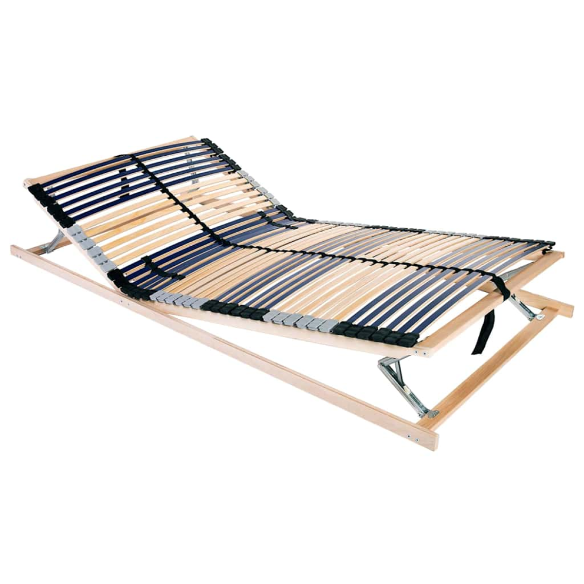 vidaXL Slatted Bed Base Brown 70 x 190 cm Solid Beech Wood - from vidaXL