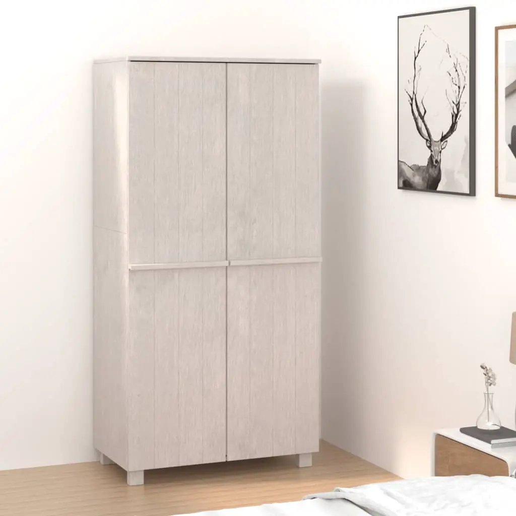 vidaXL vidaXL Wardrobe HAMAR Honey Brown 89x50x180 cm Solid Wood Pine - Wardrobe