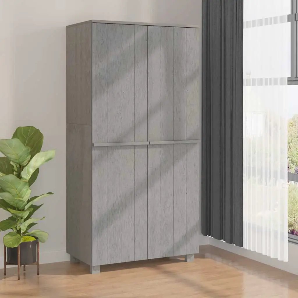 vidaXL vidaXL Wardrobe HAMAR Honey Brown 89x50x180 cm Solid Wood Pine - Wardrobe