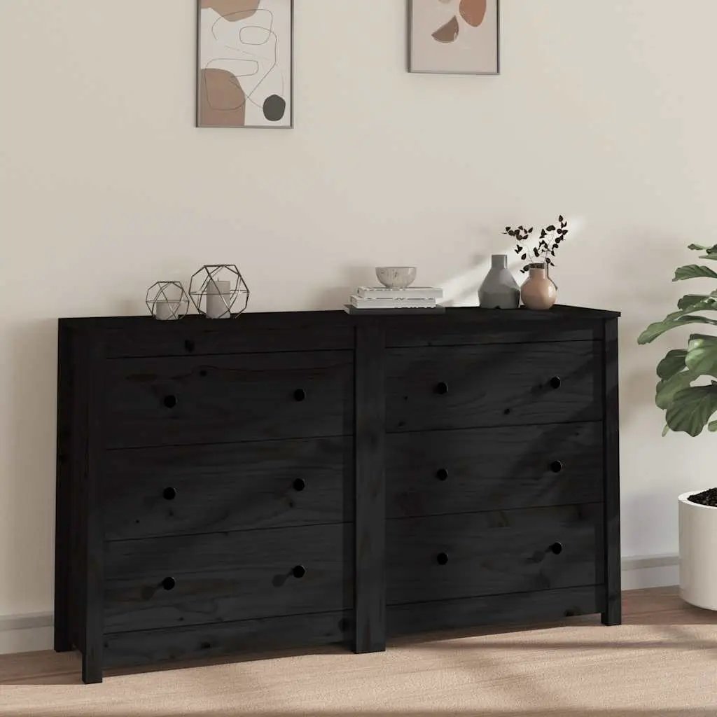 vidaXL vidaXL Sideboard 140x35x80 cm Solid Wood Pine - Sideboard