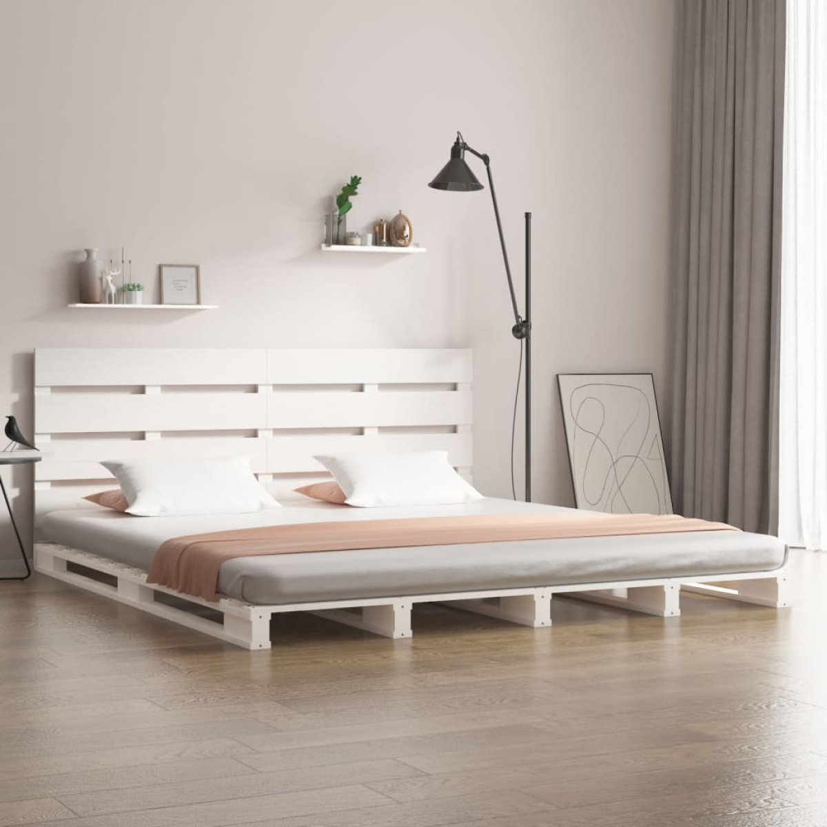 vidaXL Bed Frame without Mattress 90x190 cm Single Solid Wood Pine Single - from vidaXL