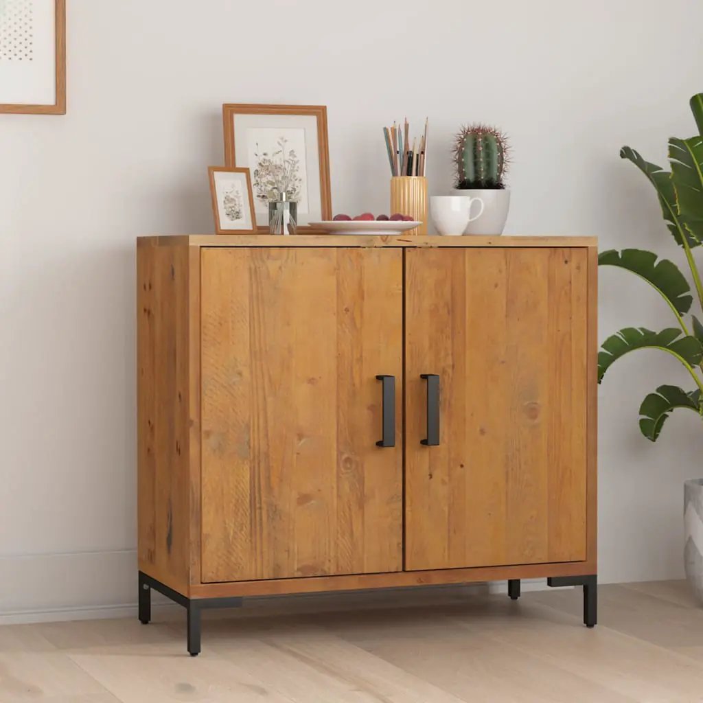 vidaXL vidaXL Sideboard Brown 75x35x70 cm Solid Pinewood - Sideboard