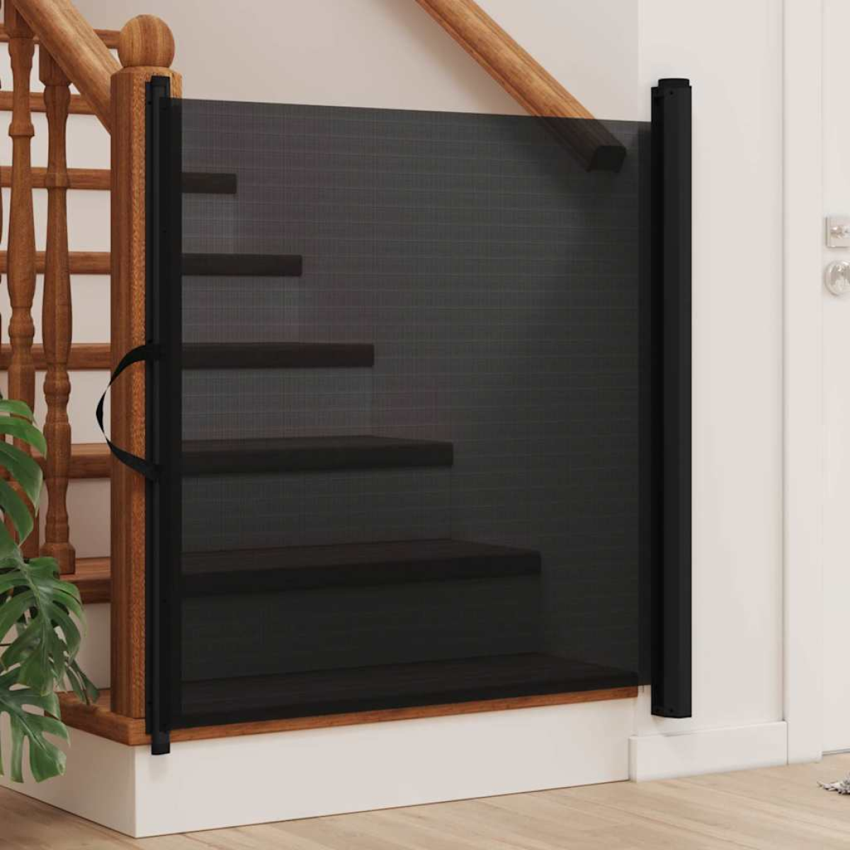 vidaXL Retractable Pet Gate White 82.5x125 cm - from vidaXL