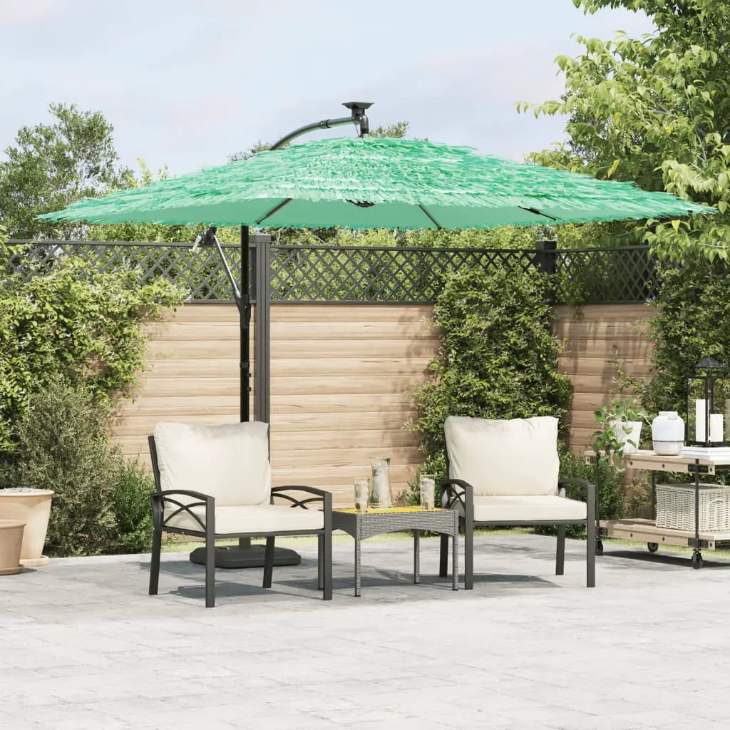 vidaXL vidaXL Garden Parasol with Steel Pole Brown 246x246x230 cm - Parasol