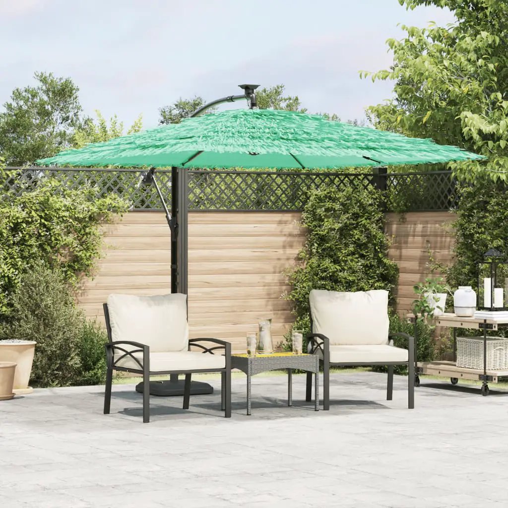 vidaXL vidaXL Garden Parasol with Steel Pole Brown 246x246x230 cm - Parasol