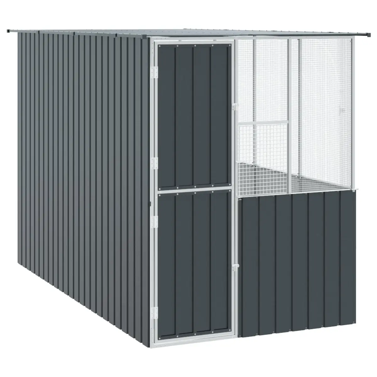 vidaXL vidaXL Bird Cage Anthracite 165 x 165 x 200 cm Galvanised Steel - Bird Cage