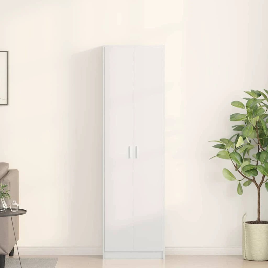 vidaXL vidaXL Wardrobe with Shelf Black Oak 55 x 25 x 189 cm Engineered Wood - Wardrobe