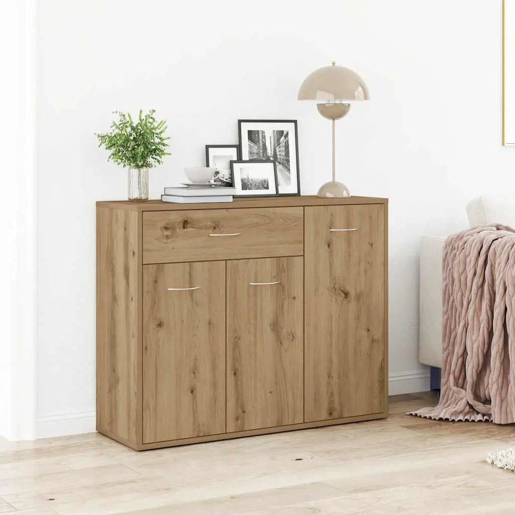 vidaXL vidaXL Sideboard Smoked Oak 88x30x70 cm Engineered Wood - Sideboard