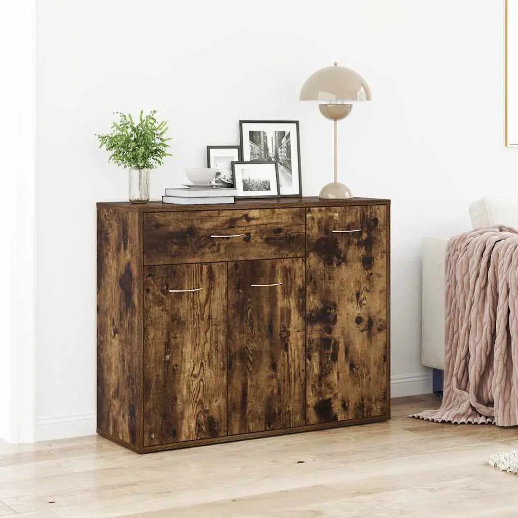 vidaXL vidaXL Sideboard Smoked Oak 88x30x70 cm Engineered Wood - Sideboard