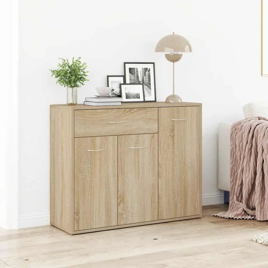 vidaXL vidaXL Sideboard Smoked Oak 88x30x70 cm Engineered Wood - Sideboard