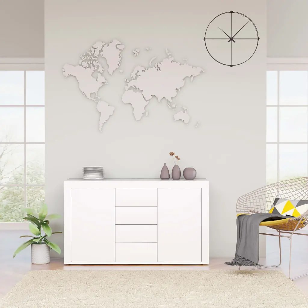vidaXL vidaXL Sideboard Smoked Oak 120x36x69 cm Engineered Wood - Sideboard