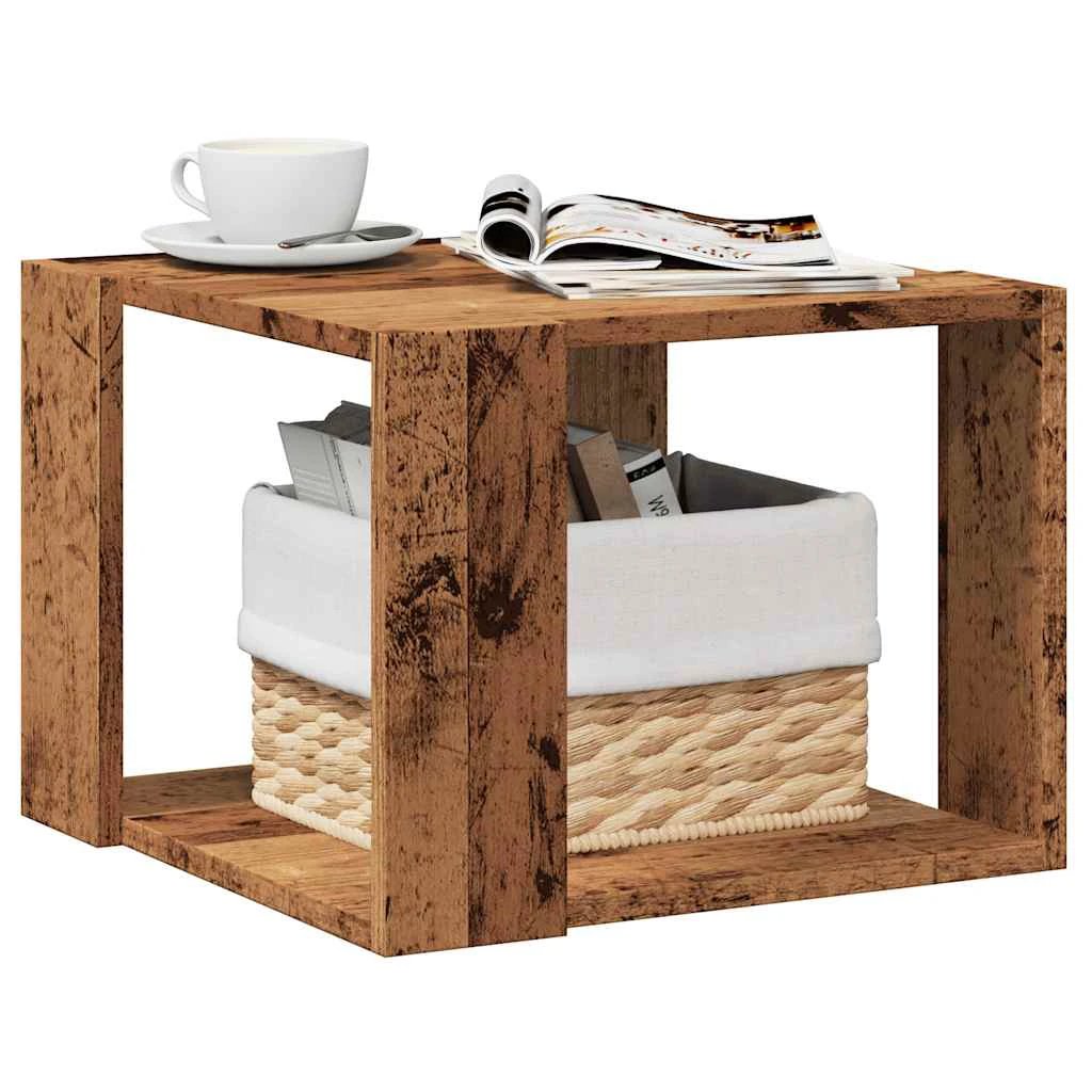 vidaXL VidaXL Coffee Table 32 x 32 x 30 Cm Engineered Wood Contemporary Living Room Furniture - Coffee Table