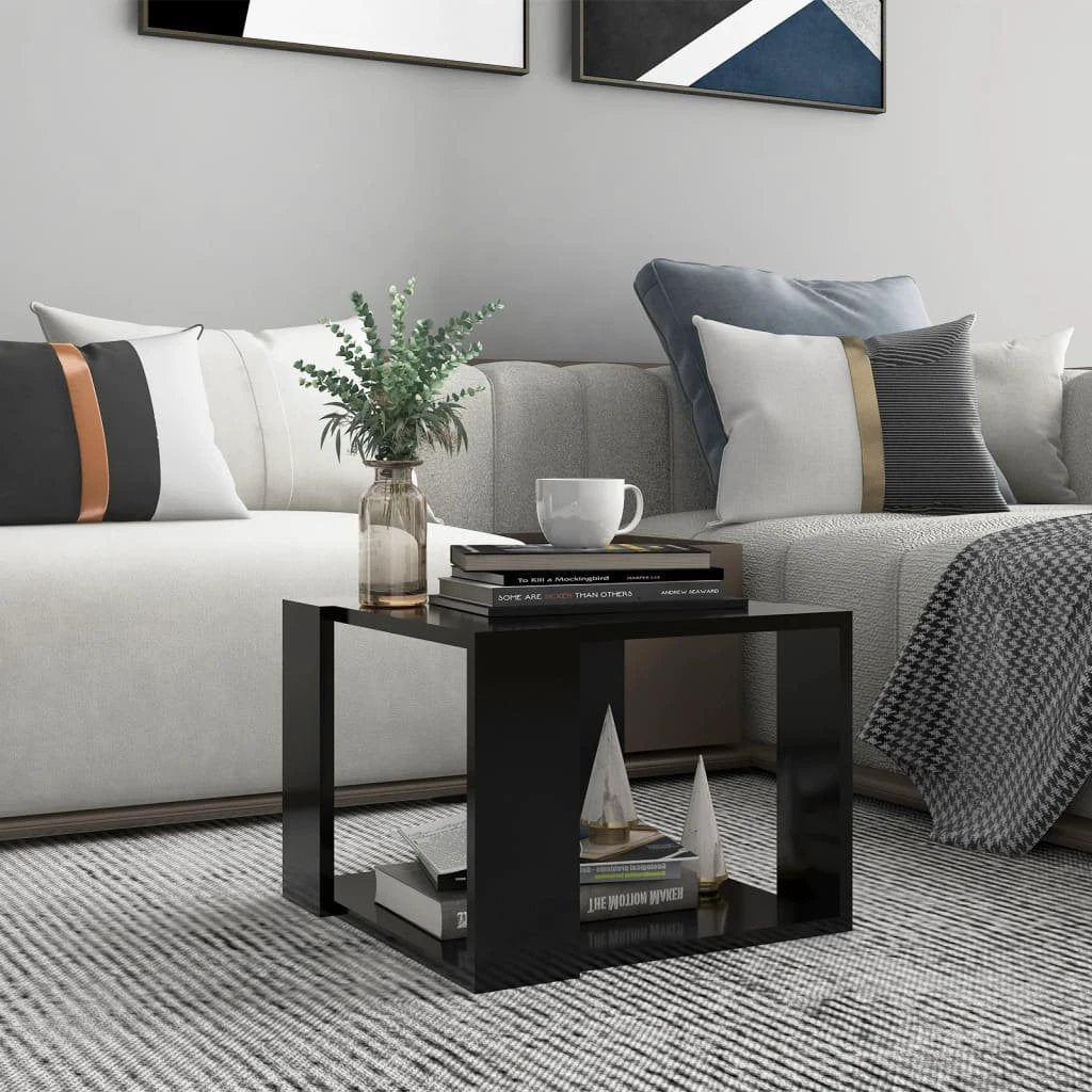 vidaXL VidaXL Coffee Table 32 x 32 x 30 Cm Engineered Wood Contemporary Living Room Furniture - Coffee Table