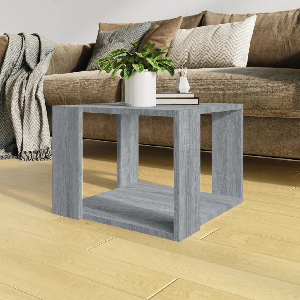 vidaXL VidaXL Coffee Table 32 x 32 x 30 Cm Engineered Wood Contemporary Living Room Furniture - Coffee Table