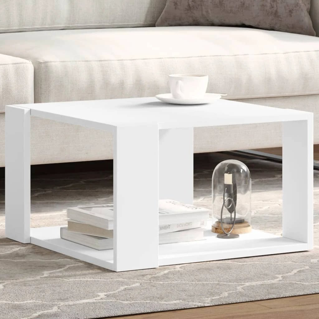 VidaXL Coffee Table 32 x 32 x 30 Cm Engineered Wood Contemporary Living Room Furniture by vidaXL