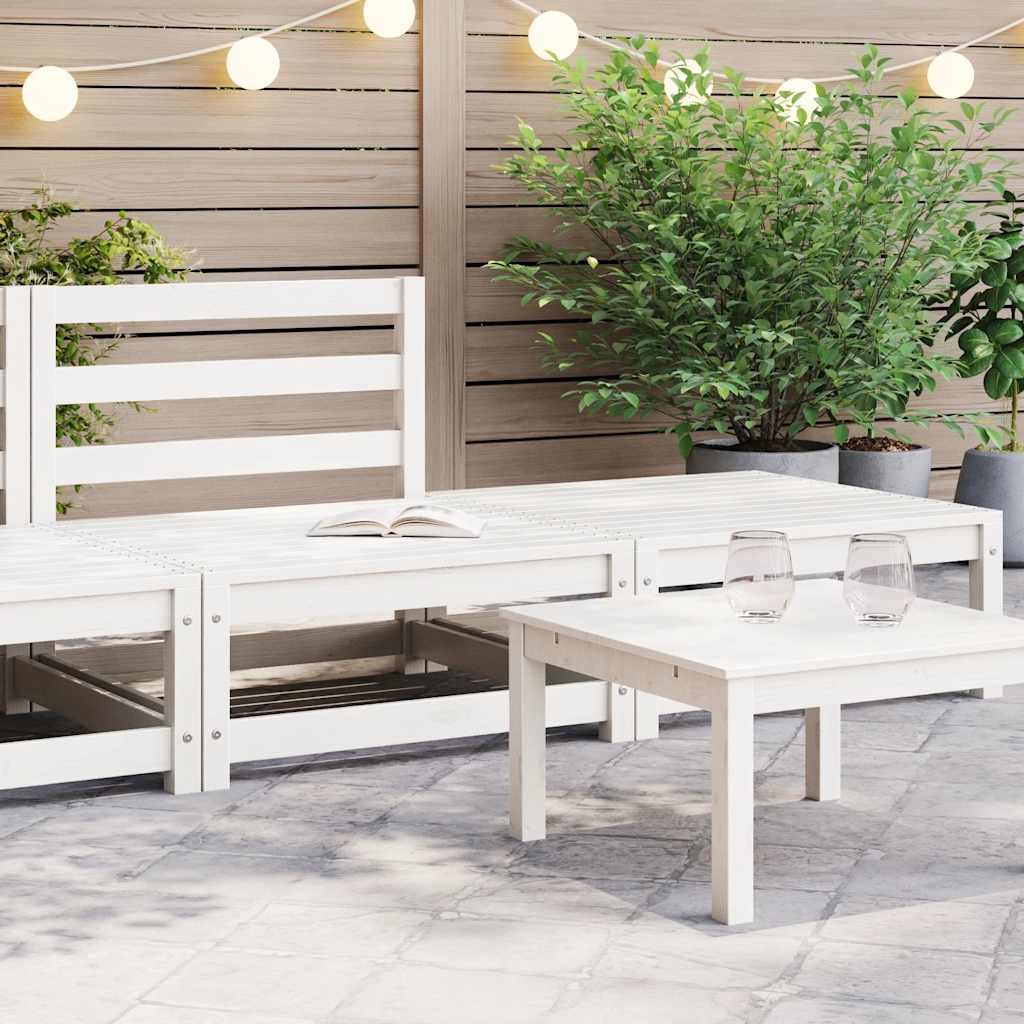 vidaXL vidaXL Garden Sofa | Pine Wood Colour | Solid Pine Wood | 70x70 | Modular - Garden Sofa Sets
