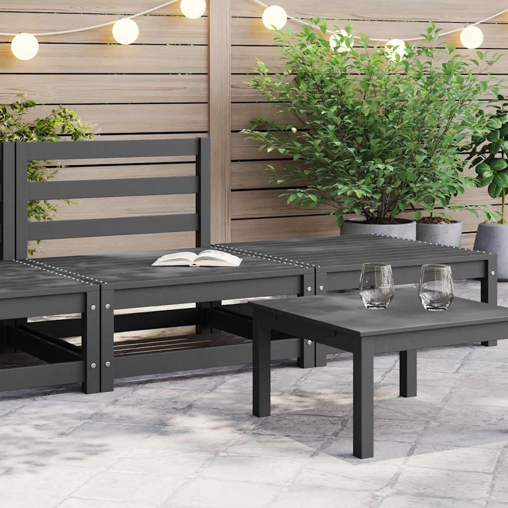 vidaXL vidaXL Garden Sofa | Pine Wood Colour | Solid Pine Wood | 70x70 | Modular - Garden Sofa Sets