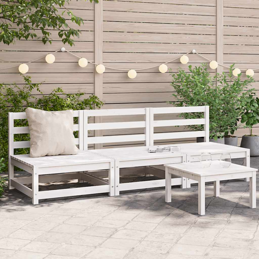 vidaXL vidaXL Garden Sofa | Pine Wood Colour | Solid Pine Wood | 70x70 | Modular - Garden Sofa Sets