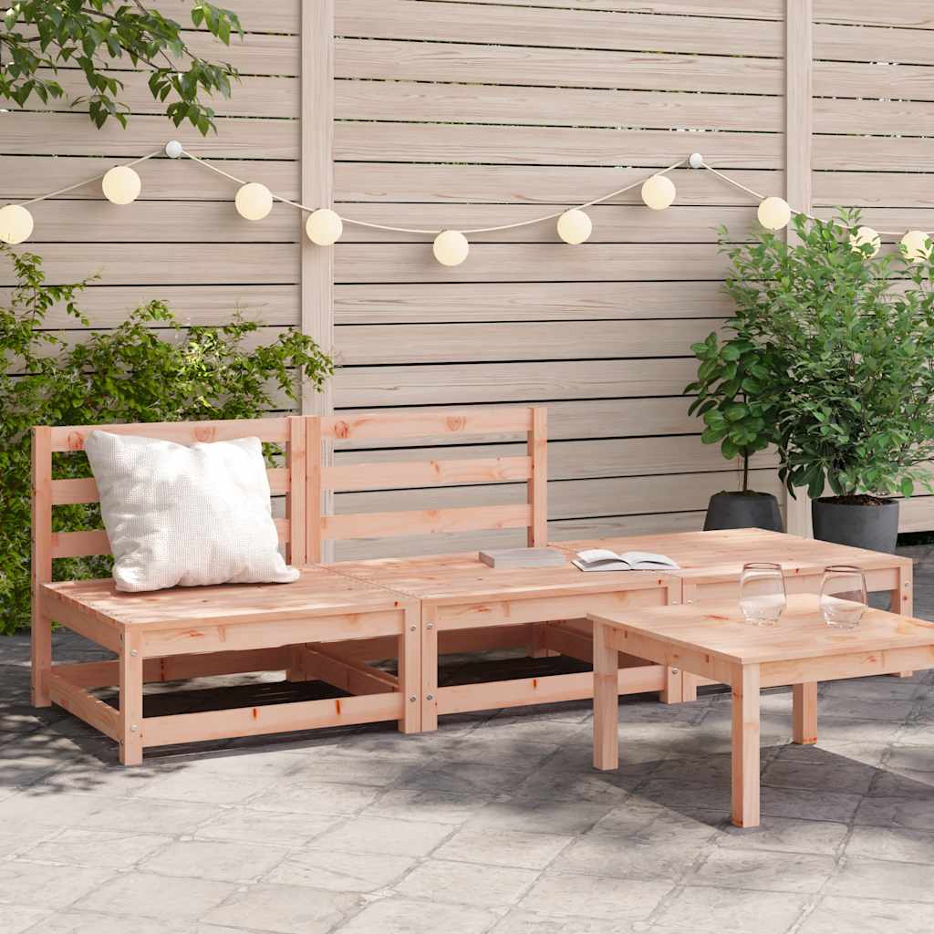 vidaXL vidaXL Garden Sofa | Pine Wood Colour | Solid Pine Wood | 70x70 | Modular - Garden Sofa Sets