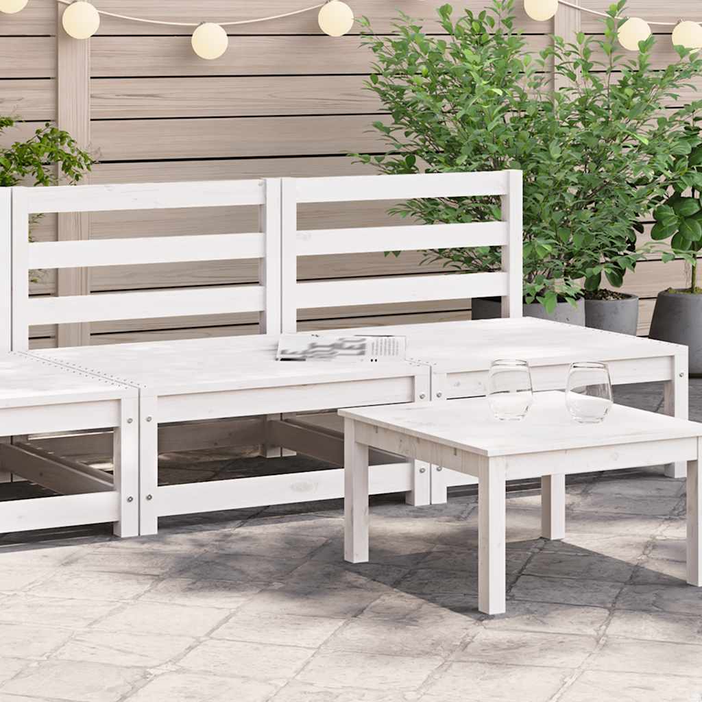 vidaXL vidaXL Garden Sofa | Pine Wood Colour | Solid Pine Wood | 70x70 | Modular - Garden Sofa Sets