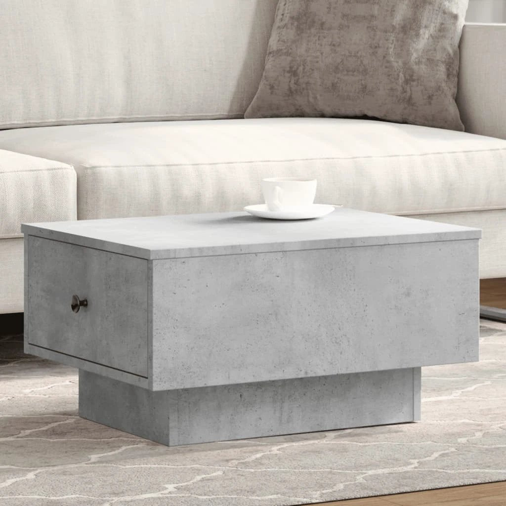 vidaXL Coffee Table 90 x 90 x 28 cm Engineered Wood Rustic Finish Living Room by vidaXL