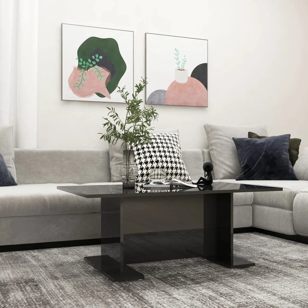 vidaXL VidaXL Coffee Table 103.5x60x40 Cm Rustic Engineered Wood For Living Room Decor Accent - Coffee Table