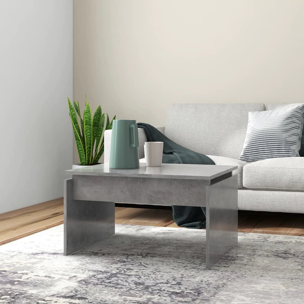 vidaXL VidaXL Coffee Table 68x50x38cm Black Oak Living - Coffee Table