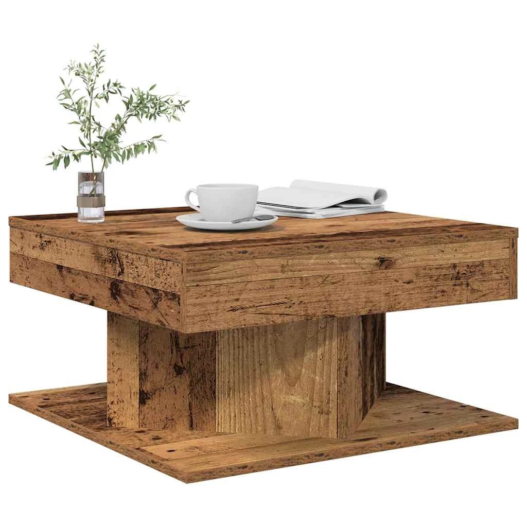 vidaXL Coffee Table 57x57x30 EngineeredWood Home by vidaXL