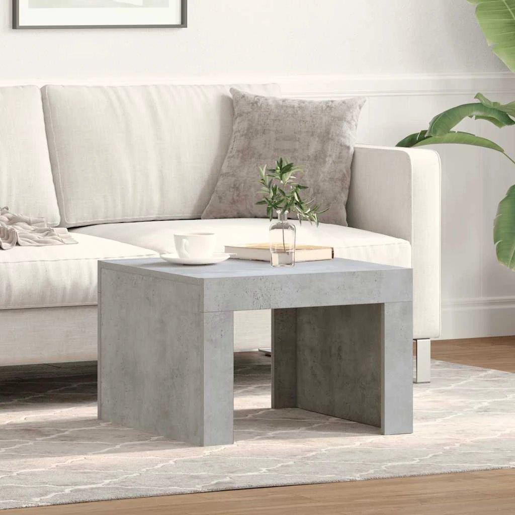 vidaXL VidaXL Coffee Table 50x50x35 cm Engineered Wood Rustic Living Room Centerpiece For Modern Homes - Coffee Table