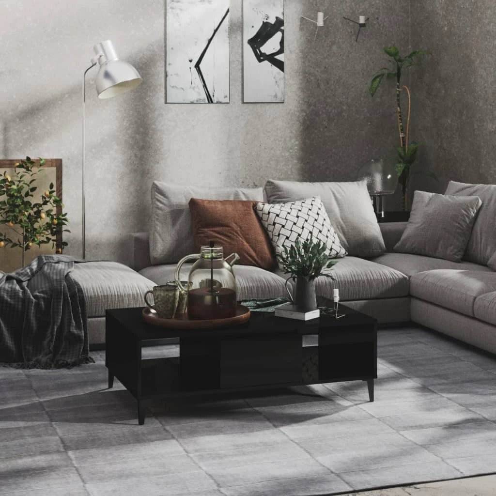 vidaXL Coffee Table 103.5x60x35 WithStorageShelf by vidaXL