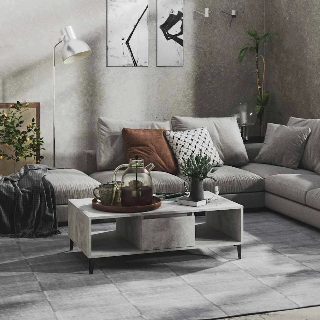 vidaXL Coffee Table 103.5x60x35 WithStorageShelf by vidaXL