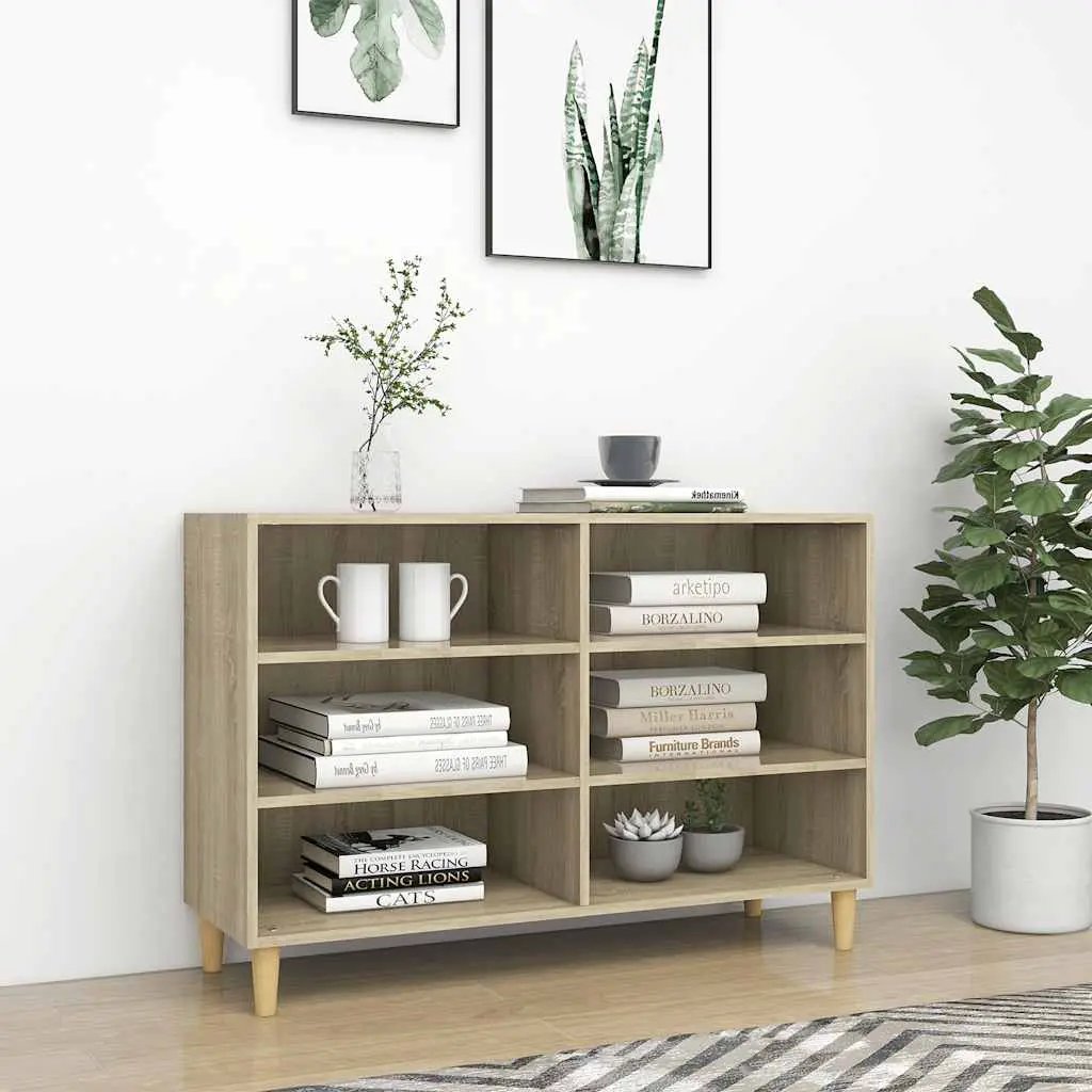 vidaXL vidaXL Sideboard Smoked Oak 103.5x35x70 cm Engineered Wood - Sideboard