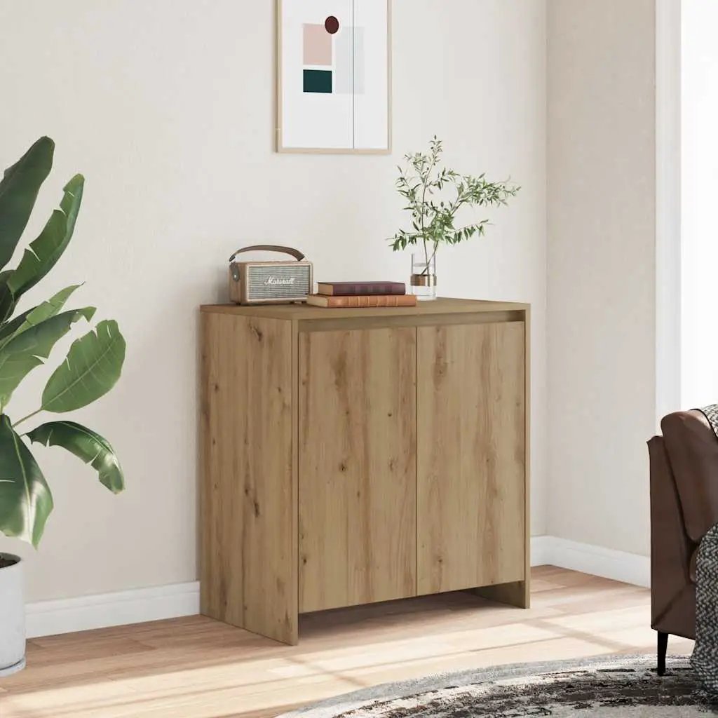 vidaXL vidaXL Sideboard Smoked Oak 70x41x75 cm Engineered Wood - Sideboard