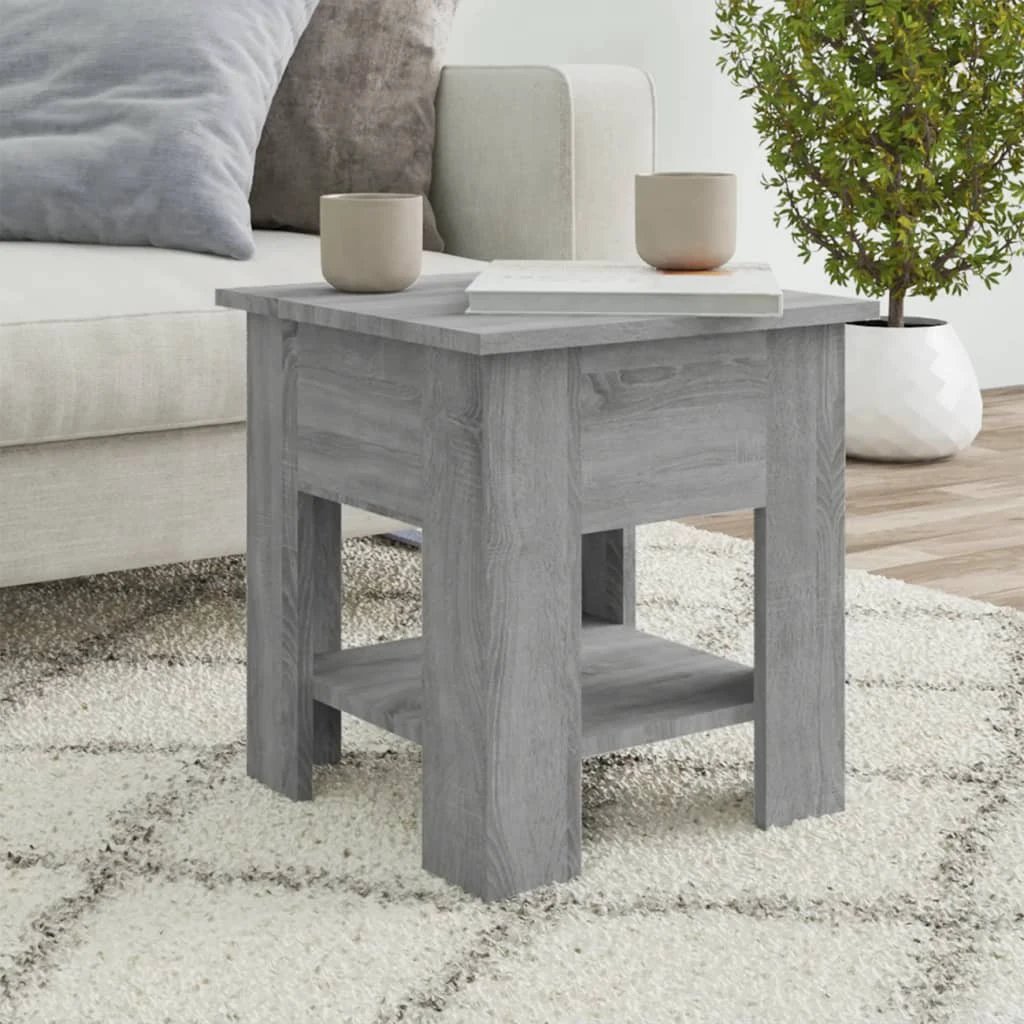 vidaXL Coffee Table 102 x 55 x 42 cm Engineered Wood With Storage Shelf For Living Room Decor by vidaXL