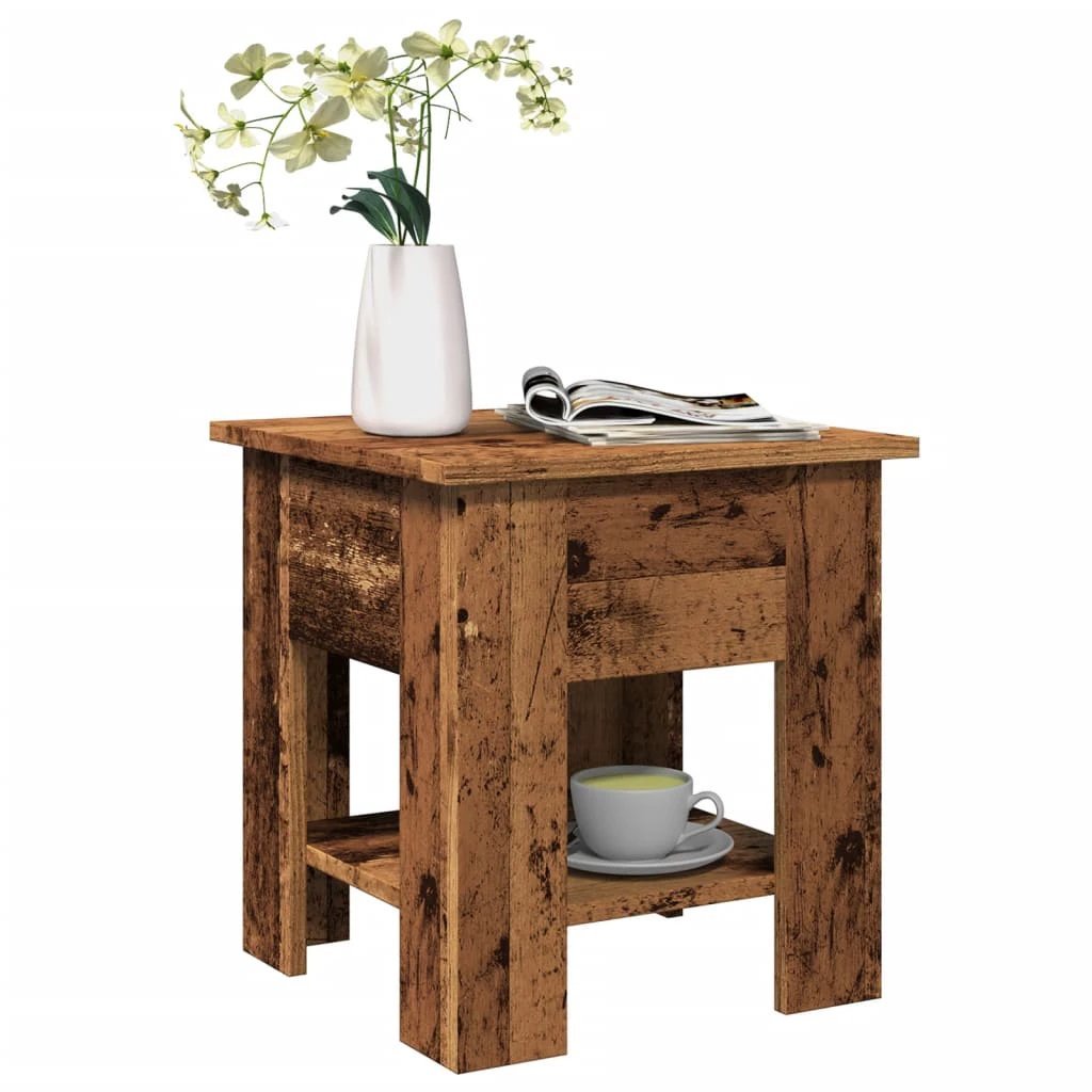 vidaXL Coffee Table 102 x 55 x 42 cm Engineered Wood With Storage Shelf For Living Room Decor by vidaXL
