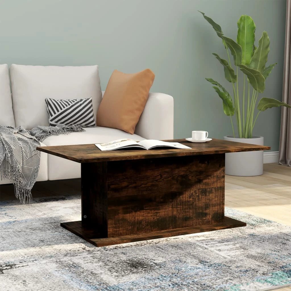 vidaXL Coffee Table 102 x 55.5 x 40 cm Engineered Wood for Modern Living Rooms Decor by vidaXL