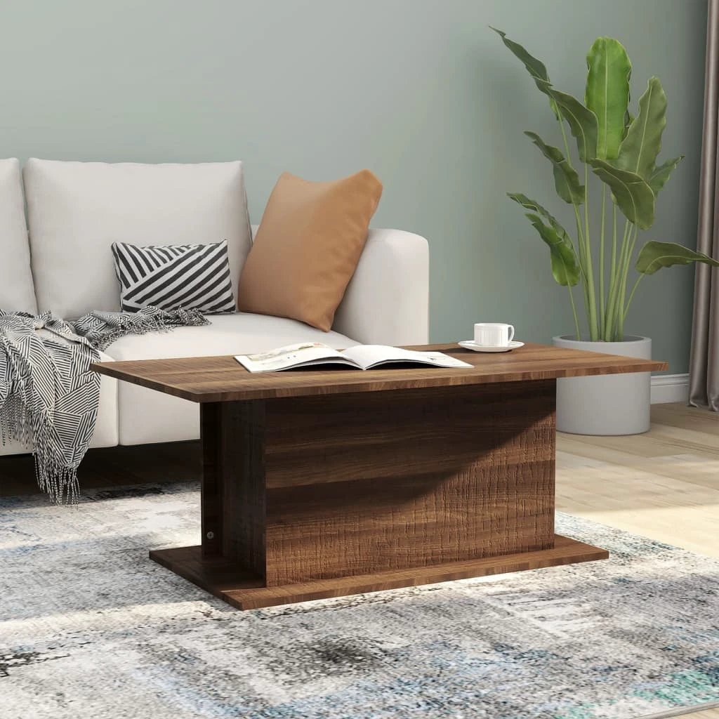 vidaXL Coffee Table 102 x 55.5 x 40 cm Engineered Wood for Modern Living Rooms Decor by vidaXL