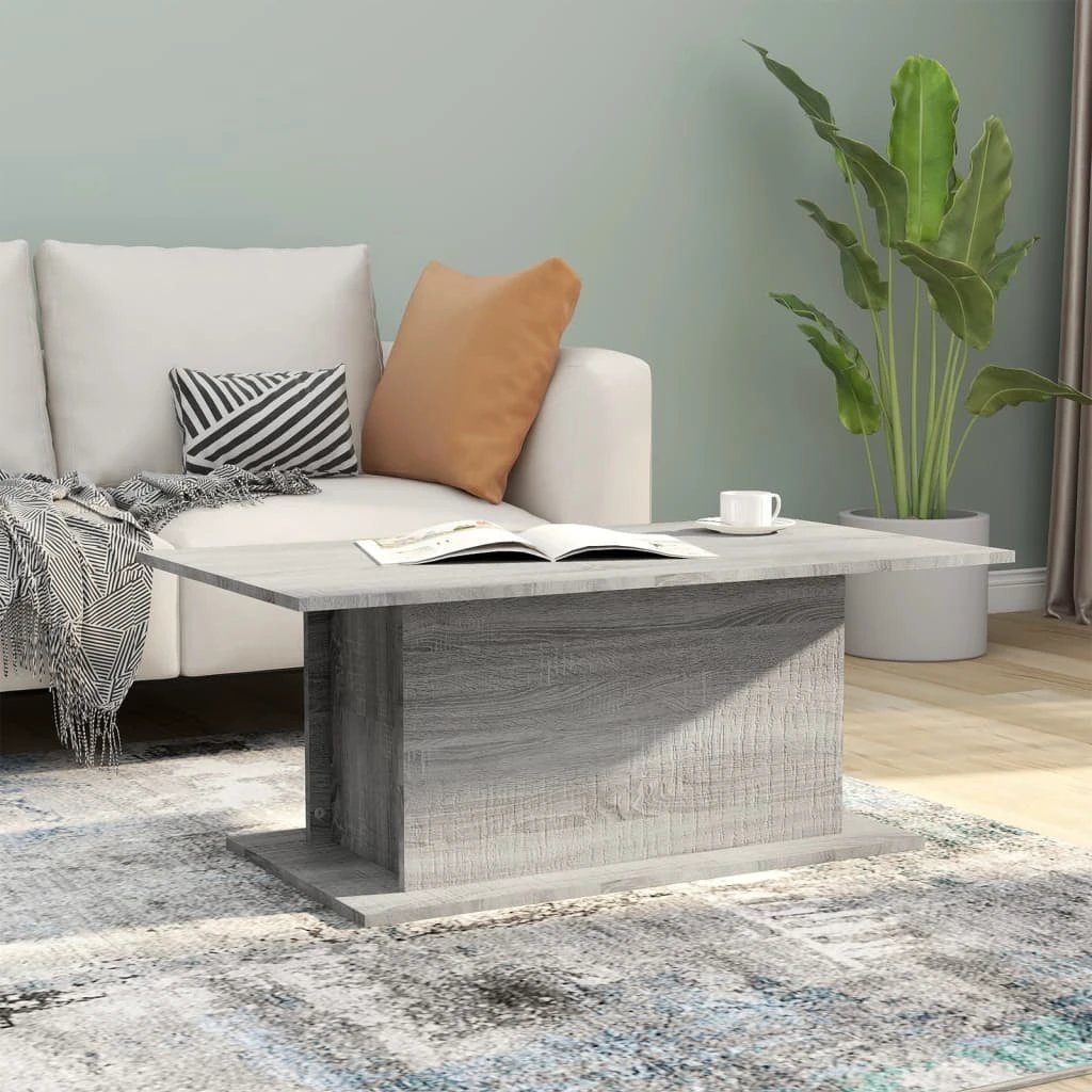 vidaXL Coffee Table 102 x 55.5 x 40 cm Engineered Wood for Modern Living Rooms Decor by vidaXL
