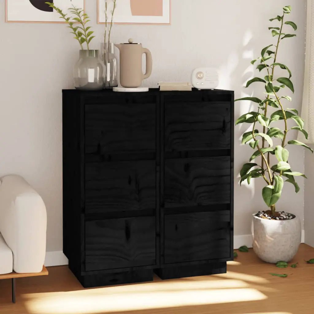 vidaXL vidaXL Sideboard 32x34x75 cm Solid Wood Pine - Sideboard