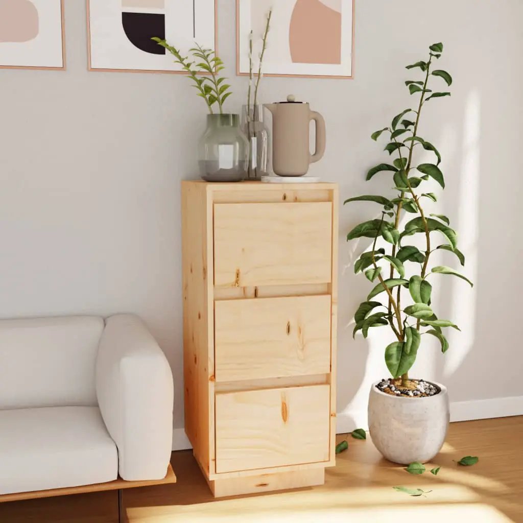 vidaXL vidaXL Sideboard 32x34x75 cm Solid Wood Pine - Sideboard