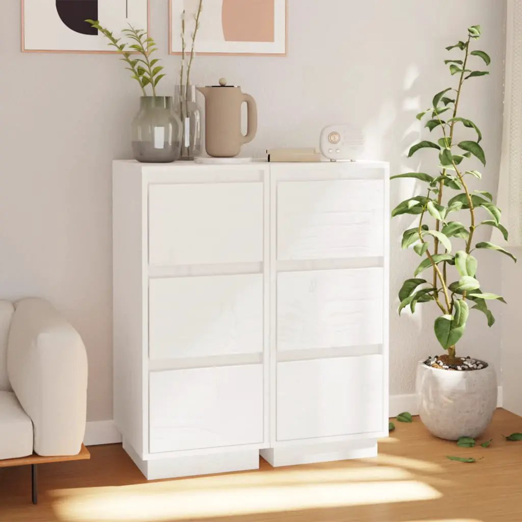 vidaXL vidaXL Sideboard 32x34x75 cm Solid Wood Pine - Sideboard