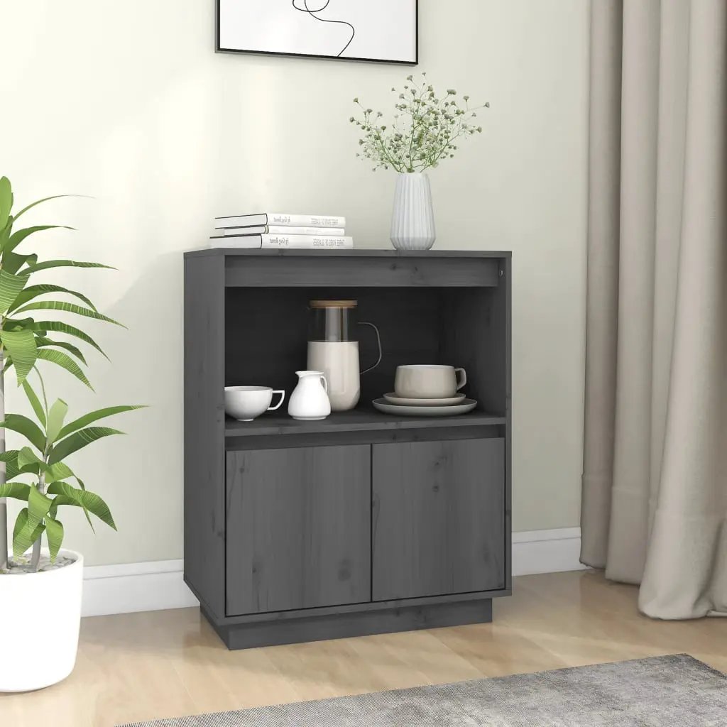 vidaXL vidaXL Sideboard 60x34x75 cm Solid Wood Pine - Sideboard