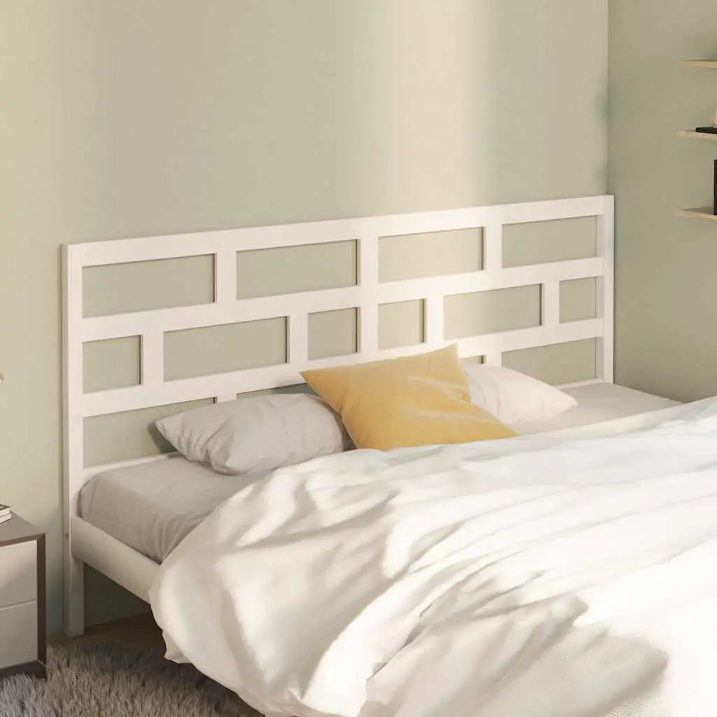 vidaXL Bed Headboard 81x4x100 cm Solid Wood Pine - from vidaXL