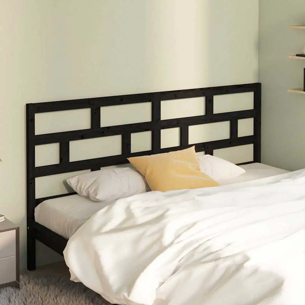 vidaXL Bed Headboard 81x4x100 cm Solid Wood Pine - from vidaXL